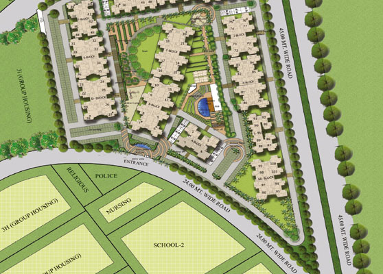 Gaur City Layout Plan